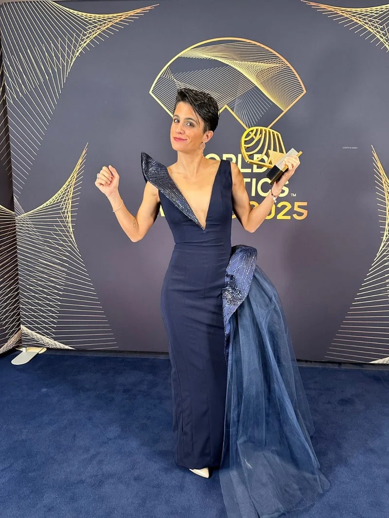 María Pérez consigue el galardón como mejor atleta «fuera del estadio» en los premios World Athletics Awards